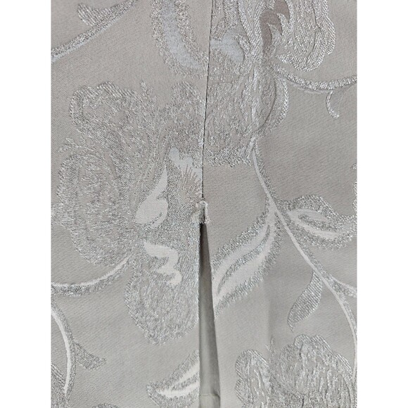 Vintage Louis Feraud Skirt Grey Green Knee Length 10 Medium - Picture 9 of 9